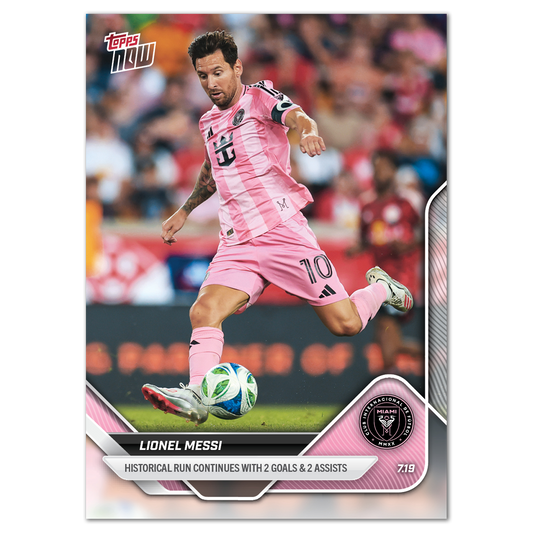 Lionel Messi - 2025 MLS Topps NOW® - Card 67