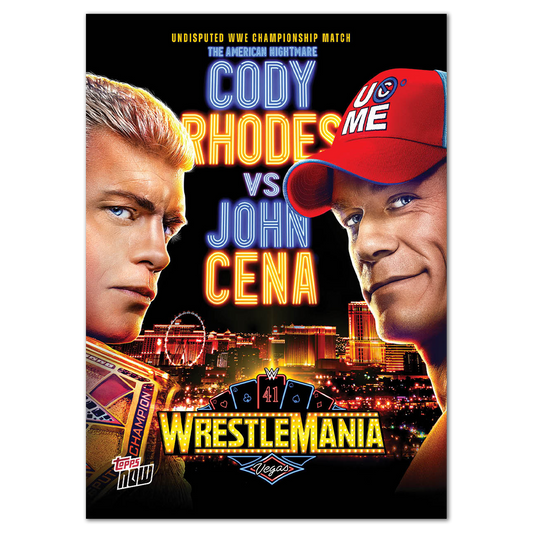 Cody Rhodes/John Cena - 2025 WWE Topps NOW® - Card WM1