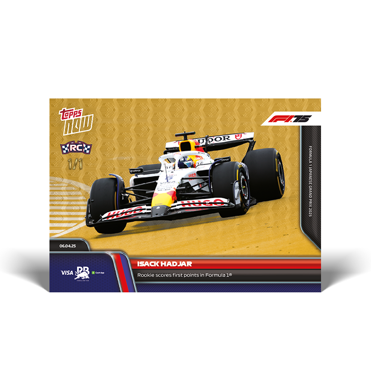 Isack Hadjar - 2025 Formula 1® Topps NOW® Card 26