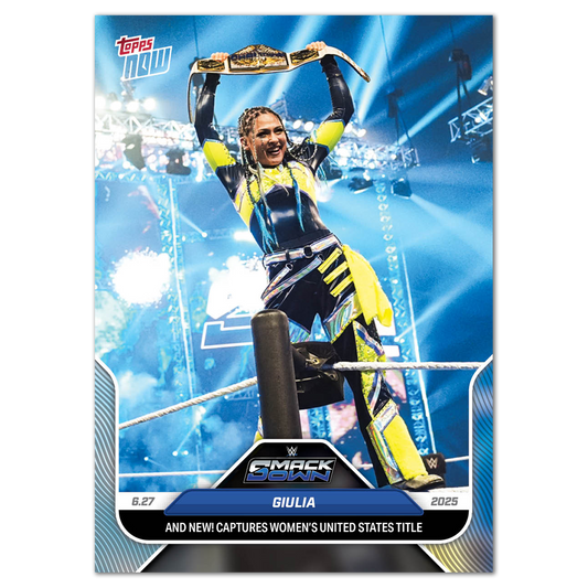 Giulia - 2025 WWE Topps NOW® - Card 71
