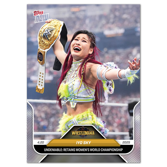 IYO SKY - 2025 WWE Topps NOW® - Card 42 - LOOK FOR AUTOS