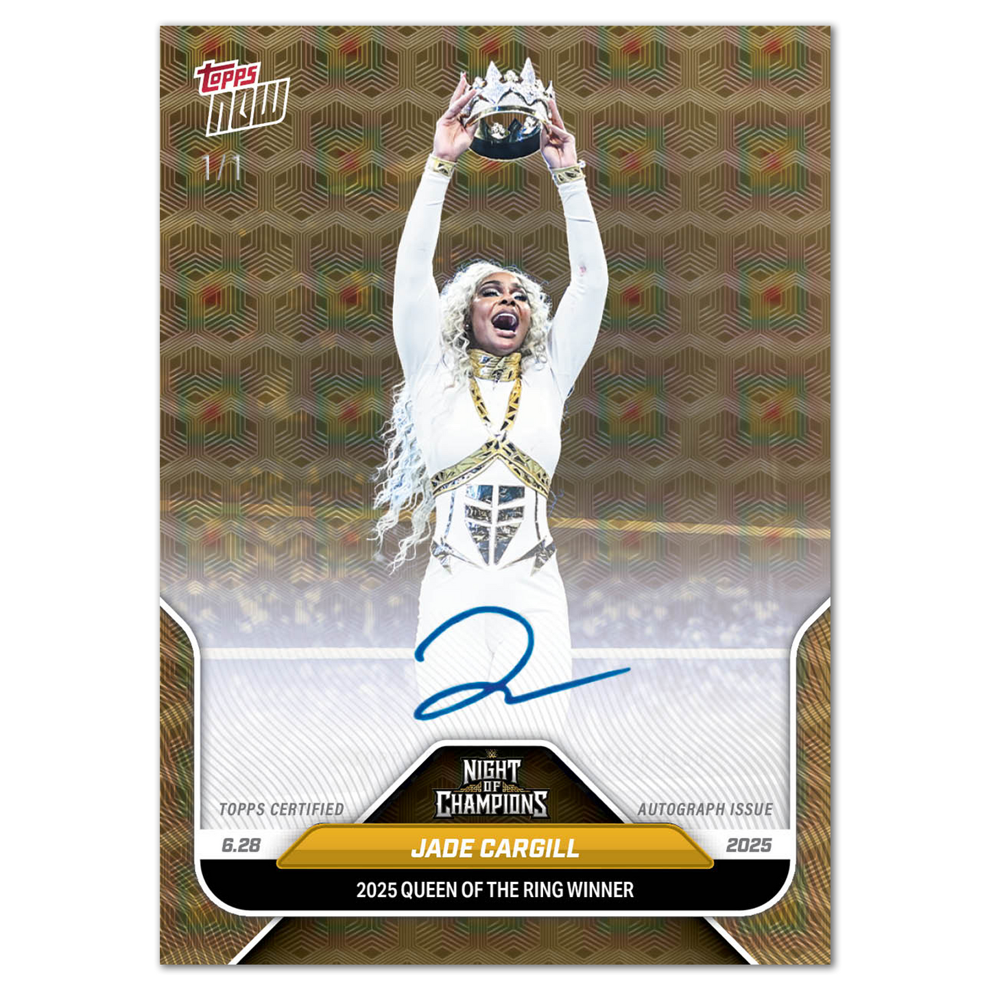 Jade Cargill - 2025 WWE Topps NOW® - Card 76 - LOOK FOR AUTOS