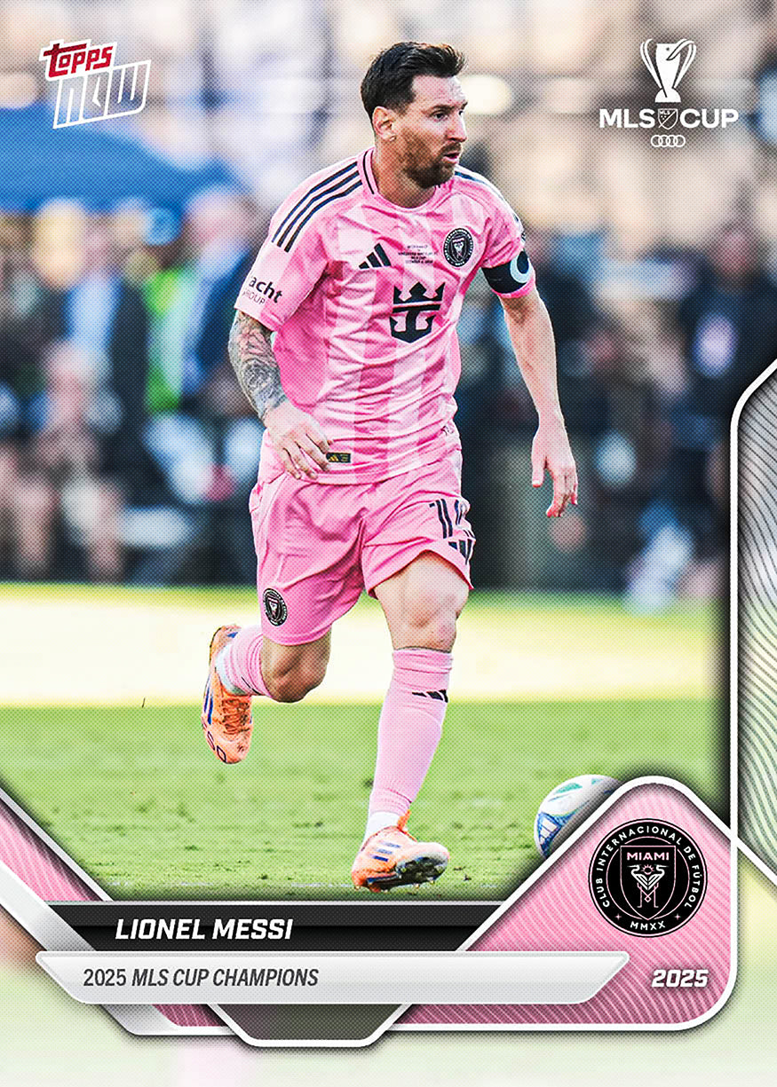 2025 MLS Cup - Inter Miami CF - MLS Topps NOW® 8 Card Team Set
