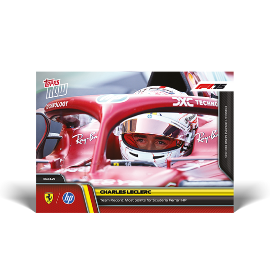 Charles Leclerc - 2025 Formula 1® Topps NOW® Card 27
