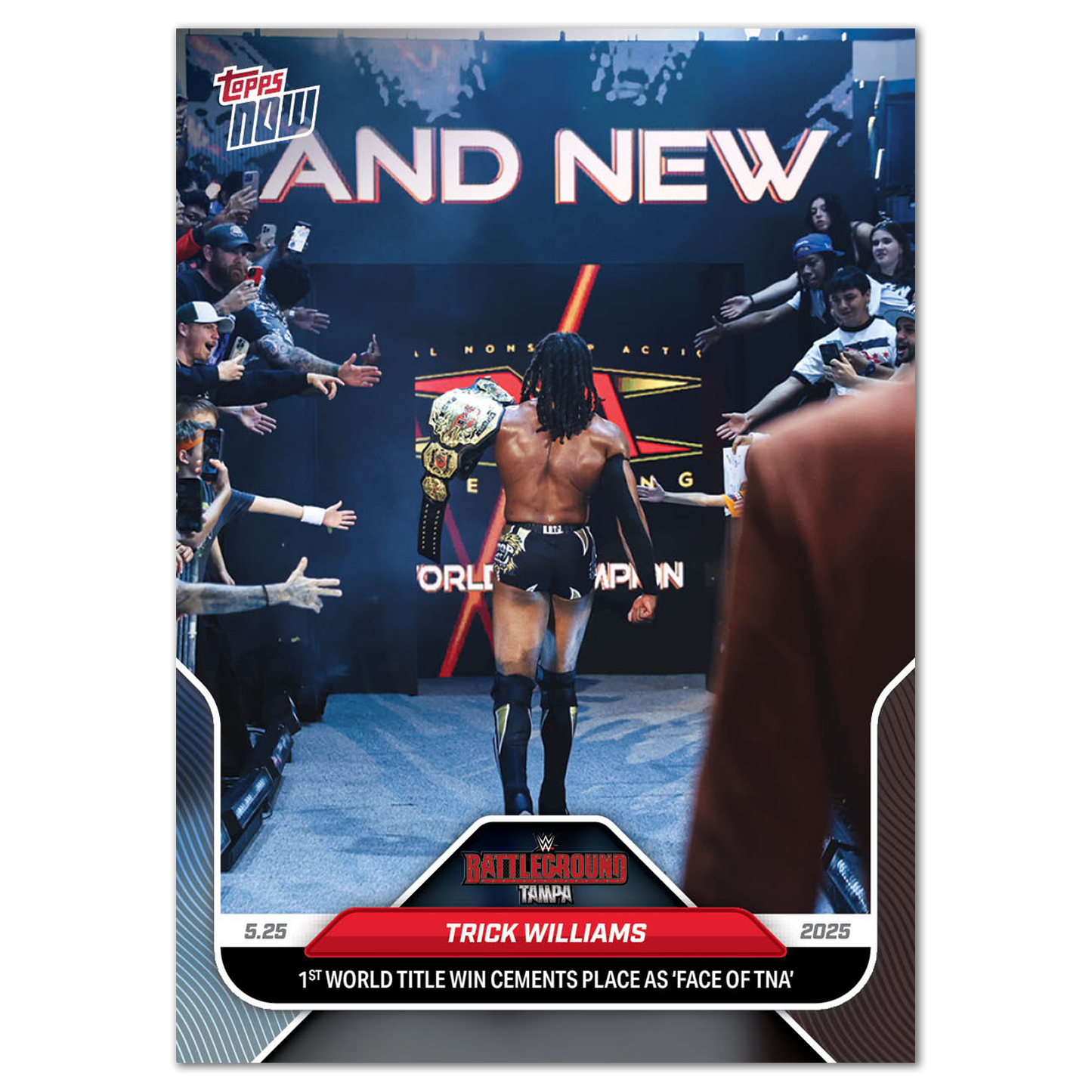 Trick Williams - 2025 WWE Topps NOW® - Card 56 - LOOK FOR AUTOS