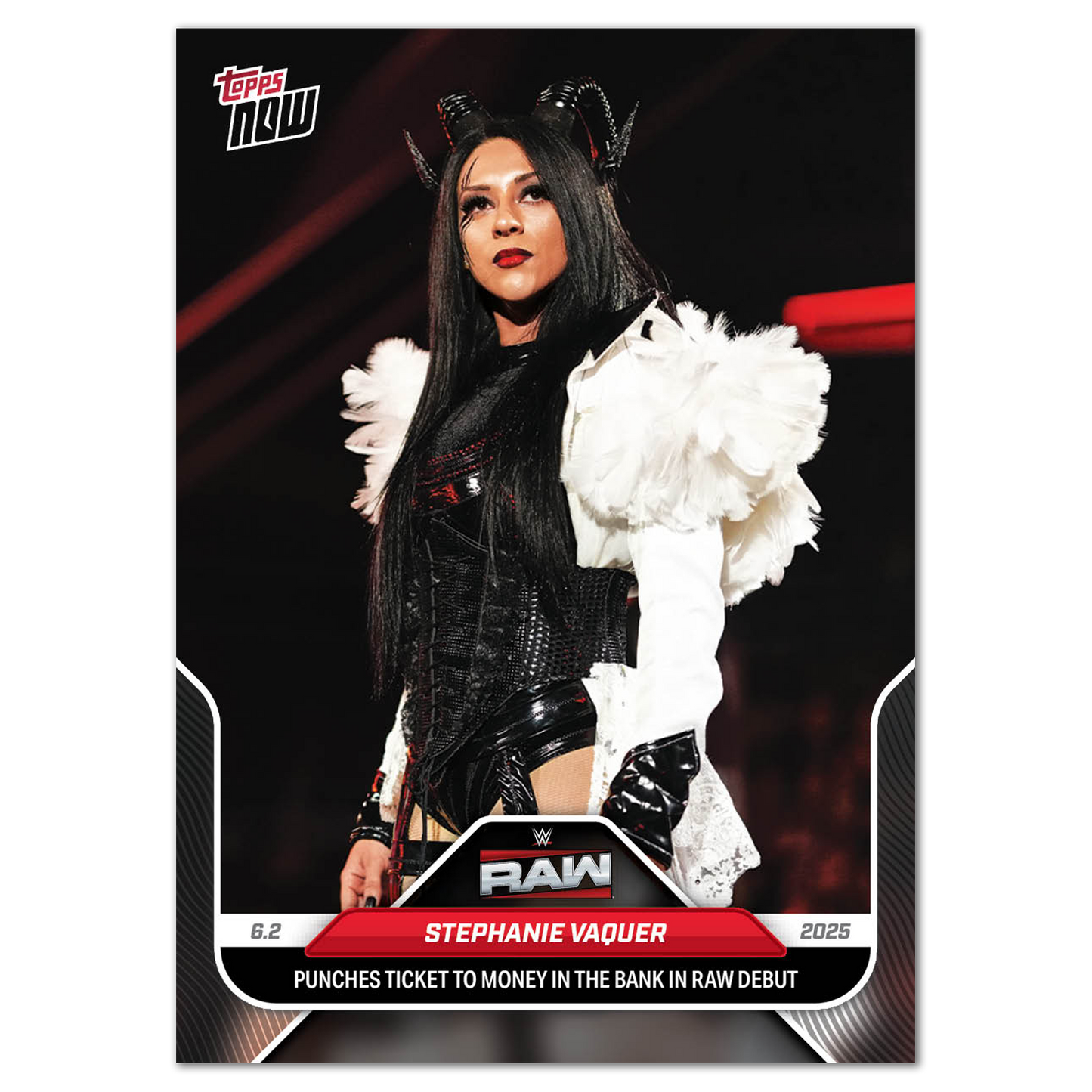 Stephanie Vaquer - 2025 WWE Topps NOW® - Card 58