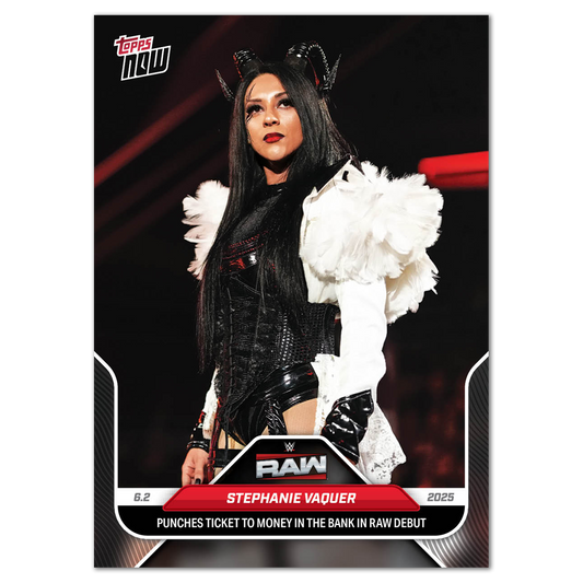 Stephanie Vaquer - 2025 WWE Topps NOW® - Card 58
