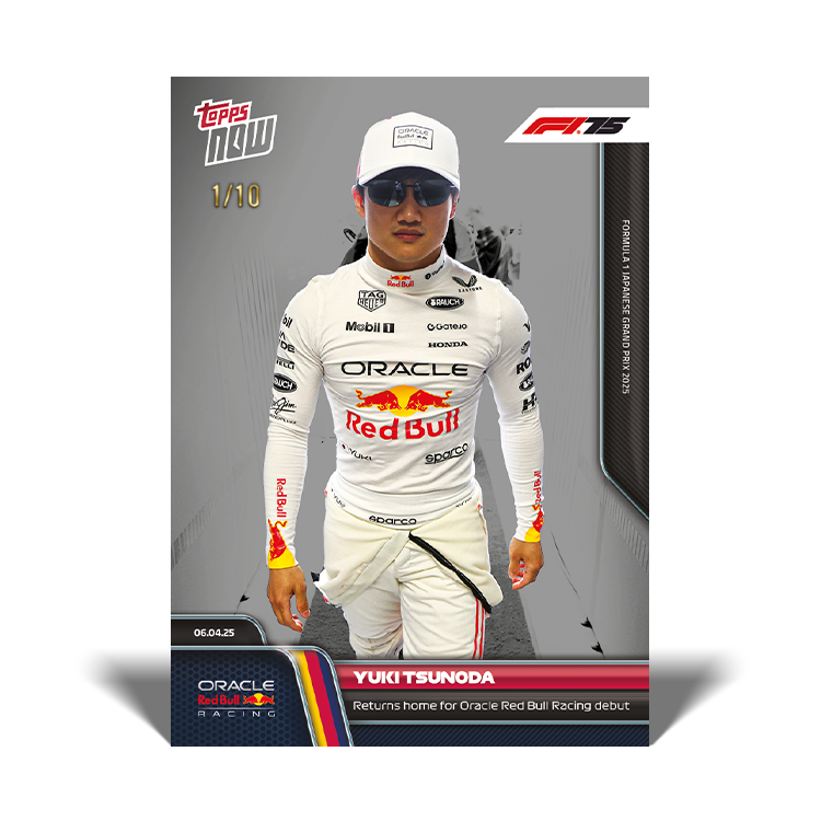 Yuki Tsunoda - 2025 Formula 1® Topps NOW® Card 29