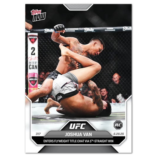 Joshua Van - 2025 UFC Topps NOW® - Card 20