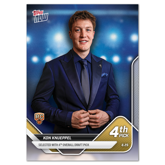 Kon Knueppel - 2025 Topps NOW® Basketball - Card D4 - LOOK FOR AUTOS