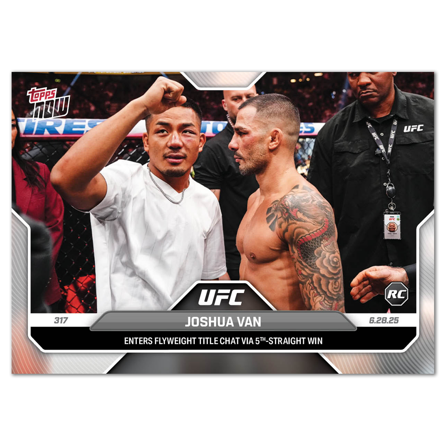 Joshua Van - 2025 UFC Topps NOW® - Card 20