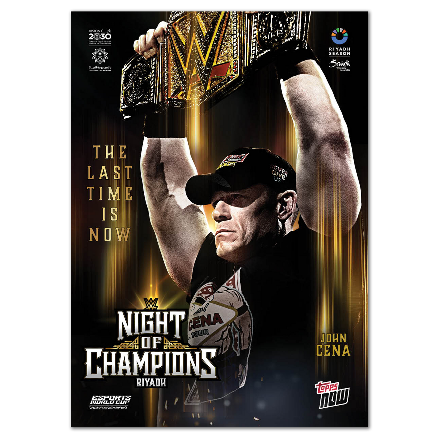 John Cena - 2025 WWE Topps NOW® - Card NIOC