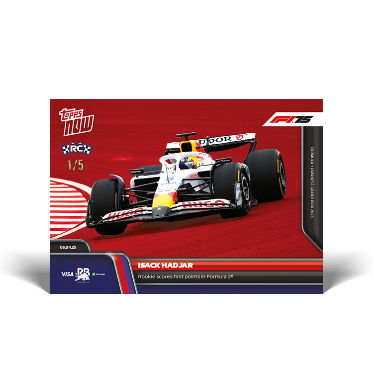 Isack Hadjar - 2025 Formula 1® Topps NOW® Card 26