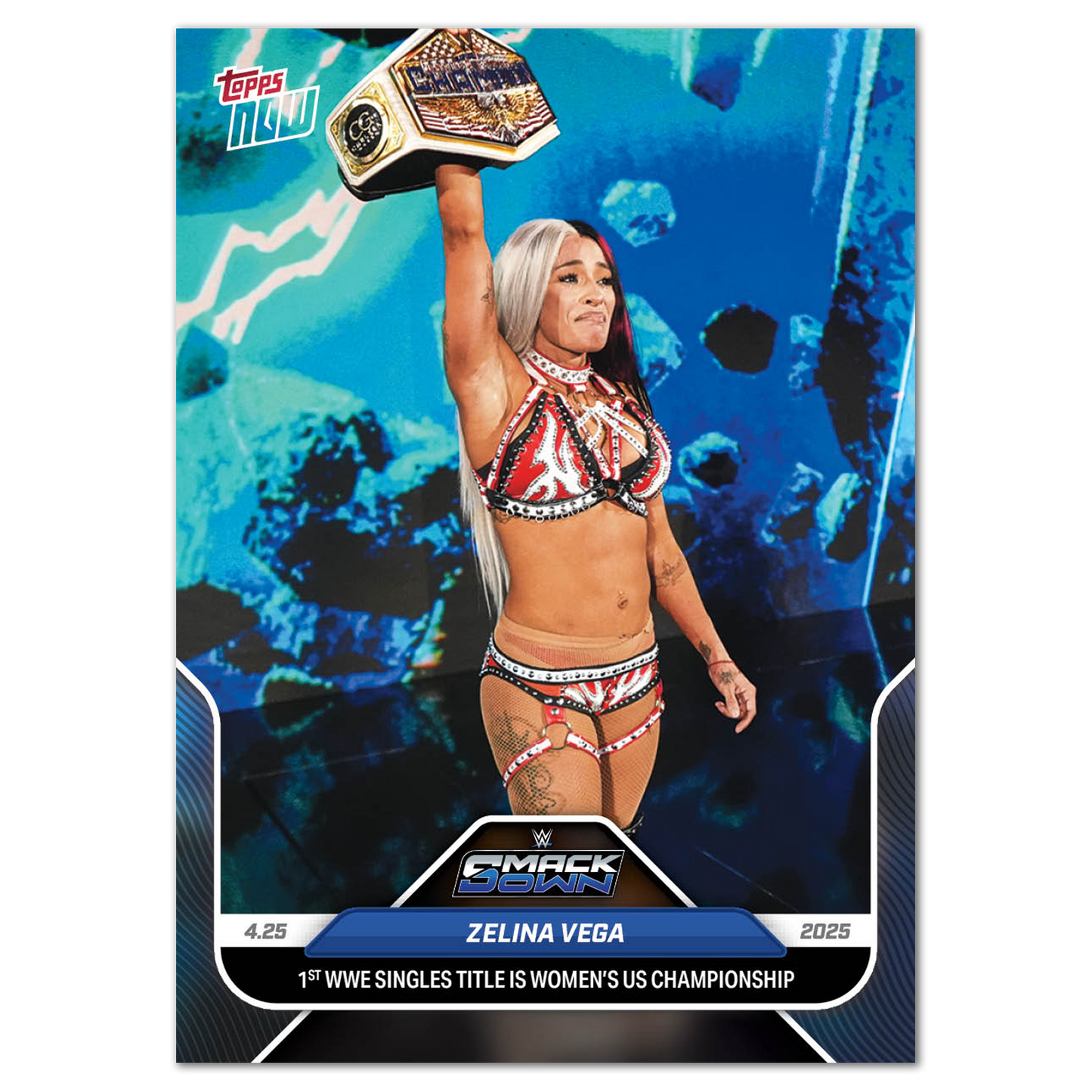 Zelina Vega - 2025 WWE Topps NOW® - Card 49