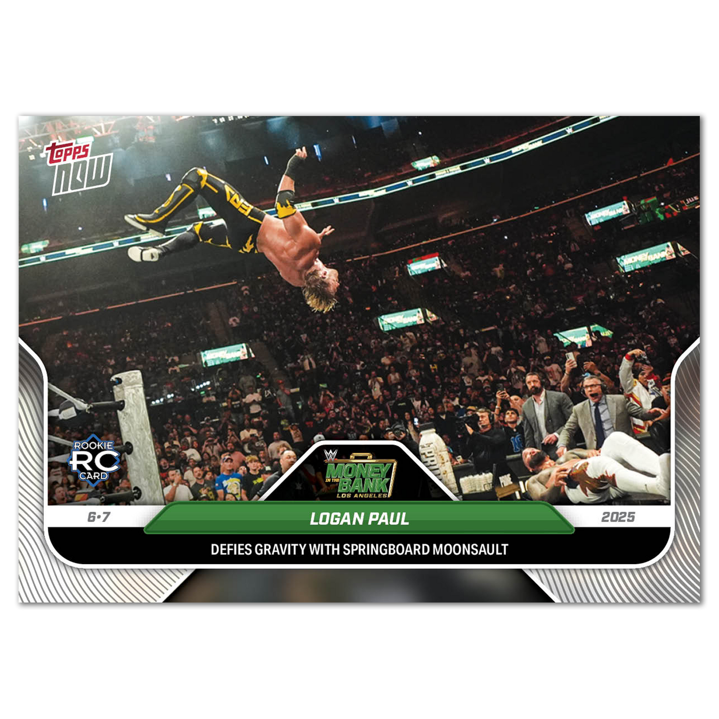 Logan Paul - 2025 WWE Topps NOW® - Card 65