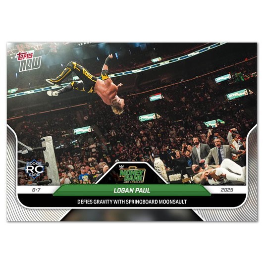 Logan Paul - 2025 WWE Topps NOW® - Card 65